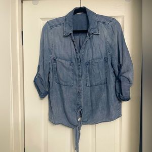 Easel Denim Button-down - Size S